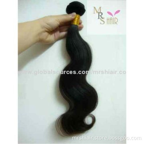 100% Virgin hair extension, grade 5A, unprocessed hair
